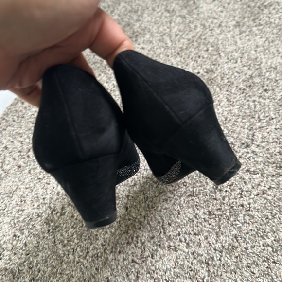 VIAJIYU  black wedges size 9 - Picture 8 of 9